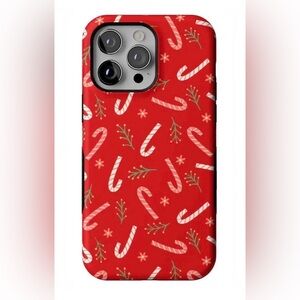 New Casely iPhone 14 Pro Max Peppermint Kiss Candy Cane Case